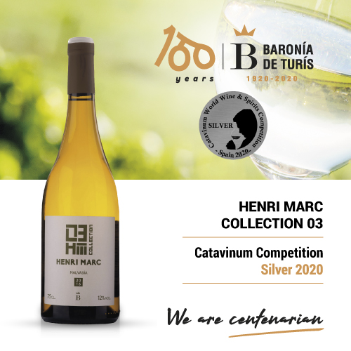 Monovarietal white wine Henri Marc 03 Malvasía Silver Catavinum 2020